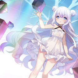This is a pixiv picture whose title is aura.