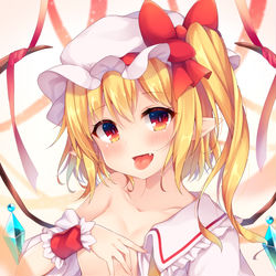 This is a pixiv picture whose title is きわどいフランちゃん.