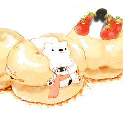 This is a pixiv picture whose title is 雪国シュークリーム.