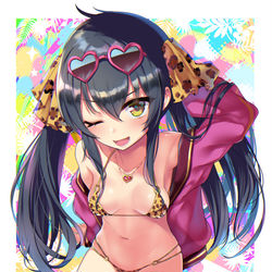 This is a pixiv picture whose title is 梨沙ちゃんに罵られたい.