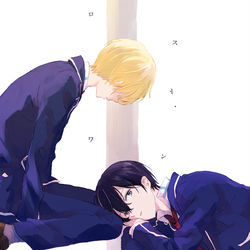 This is a pixiv picture whose title is 【ソウル・シンクロWEST】新刊サンプル【キリユジ】.