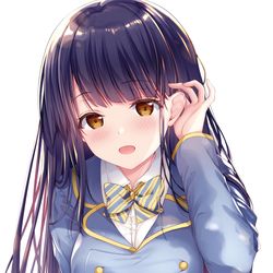 This is a pixiv picture whose title is 「おかえりなさい、今日もいっぱい頑張りましたね」.