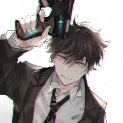 This is a pixiv picture whose title is 慎導灼.