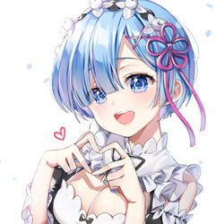 This is a pixiv picture whose title is レム.