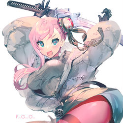 This is a pixiv picture whose title is 秋服武蔵ちゃん.