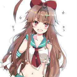 This is a pixiv picture whose title is 速そうな球磨ちゃん.