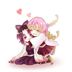 This is a pixiv picture whose title is しのぶさんとみつりちゃん.
