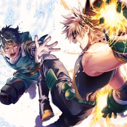 This is a pixiv picture whose title is Versus.