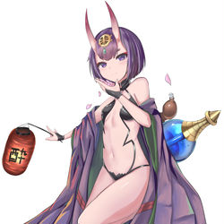 This is a pixiv picture whose title is 酒吞童子.