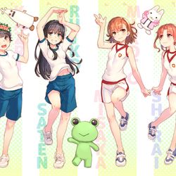 This is a pixiv picture whose title is たちかわ楽市2019仕様4人組.