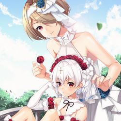 This is a pixiv picture whose title is 午后小憩（花嫁）.