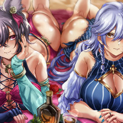 This is a pixiv picture whose title is 大人の魅力.
