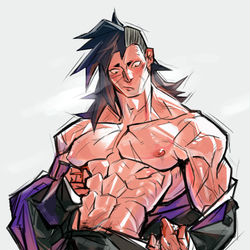This is a pixiv picture whose title is Sexy boy.