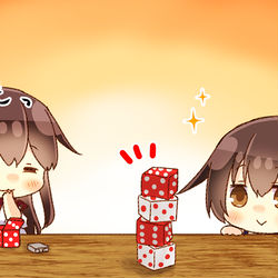 This is a pixiv picture whose title is サイコロキャラメル.