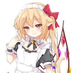 This is a pixiv picture whose title is メイドフランちゃん.