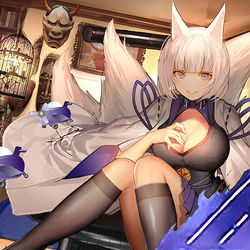 This is a pixiv picture whose title is azurlane.
