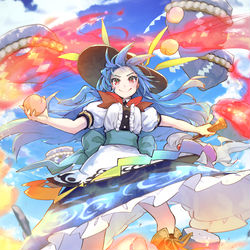 This is a pixiv picture whose title is 有頂天の娘！.