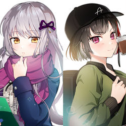 This is a pixiv picture whose title is collaboration!.