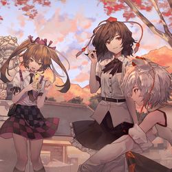 This is a pixiv picture whose title is 霜月.