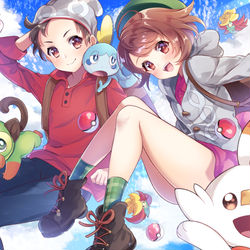 This is a pixiv picture whose title is ポケモン剣盾発売！.