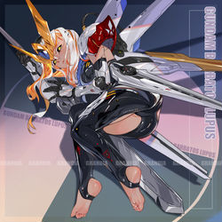 This is a pixiv picture whose title is GUNDAM BARBATOS LUPUS.