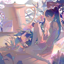 This is a pixiv picture whose title is アサガオ.