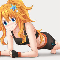 This is a pixiv picture whose title is Plank !.