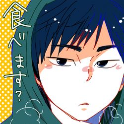 This is a pixiv picture whose title is すっかり寒いので温まりたい.