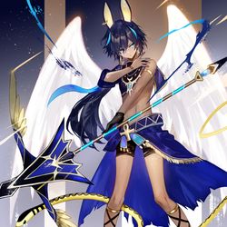 This is a pixiv picture whose title is 破壊の蛇と少年.