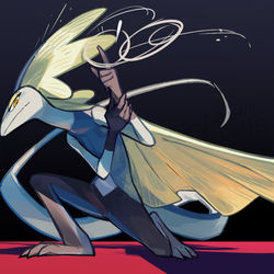 This is a pixiv picture whose title is Inteleon.