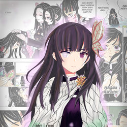 This is a pixiv picture whose title is 栗花落カナヲ.