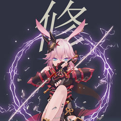 This is a pixiv picture whose title is 只狐.