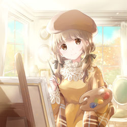 This is a pixiv picture whose title is 秋のアトリエ.