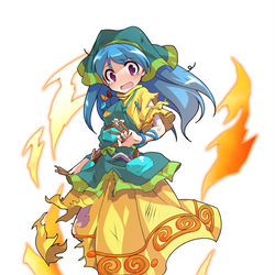 This is a pixiv picture whose title is やられ袿姫立ち絵 表情差分.