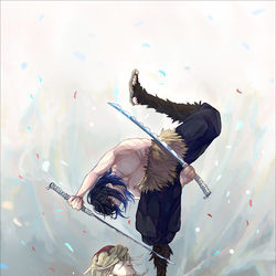 This is a pixiv picture whose title is 対.