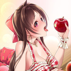 This is a pixiv picture whose title is 【130】禁断の果実.