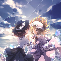 This is a pixiv picture whose title is 藍に咲く夢幻.