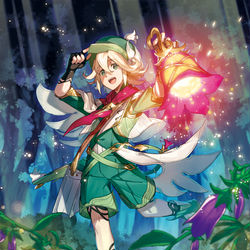 This is a pixiv picture whose title is 【ヴァンガード】忠節の灯光 ヨーナ.