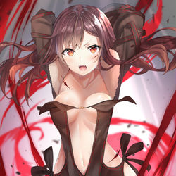 This is a pixiv picture whose title is 虞美人宝具.