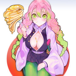 This is a pixiv picture whose title is Demon Slayer - Mitsuri Kanroji.