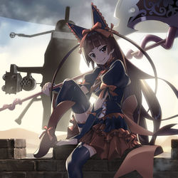 This is a pixiv picture whose title is 戦女神の騎行.