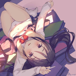 This is a pixiv picture whose title is 君のパンツが見たい。シリーズ.