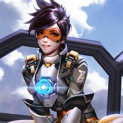 This is a pixiv picture whose title is Tracer new look.