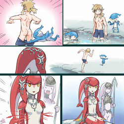 This is a pixiv picture whose title is ゾーラ的鼻血.