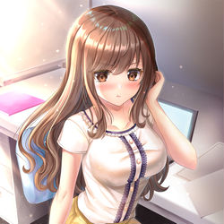 This is a pixiv picture whose title is いじっぱりな年上彼女.