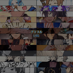 This is a pixiv picture whose title is 【グラ腐ル】ログ.
