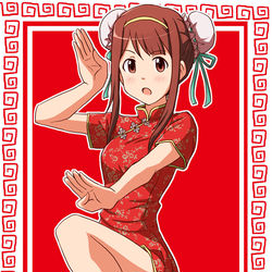 This is a pixiv picture whose title is チャイナ琴葉.