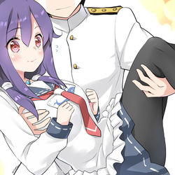 This is a pixiv picture whose title is 大鯨何隻持てる？.