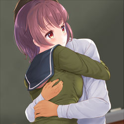This is a pixiv picture whose title is 制服娘と教室.