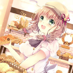 This is a pixiv picture whose title is パン屋の彼女.